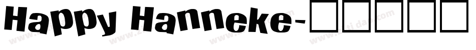 Happy Hanneke字体转换